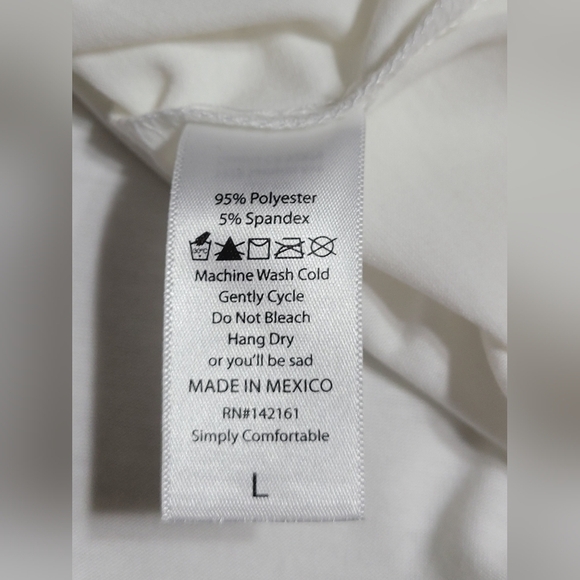 LuLaRoes Randy, 3/4 Sleeves Pink/Peachy Blouse Soft, Size Large - Picture 7 of 9